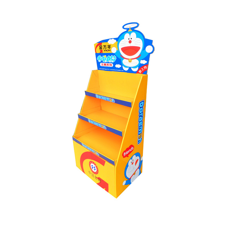 color print floor display stand
