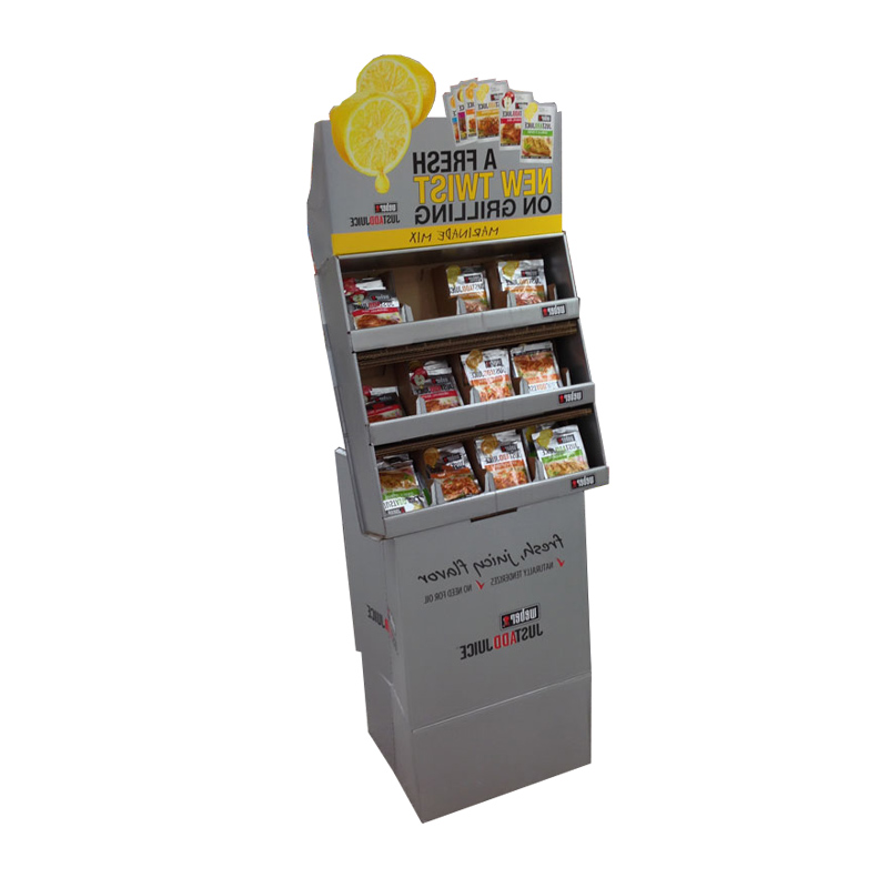 Corrugated paper Display Rack For Fabrics