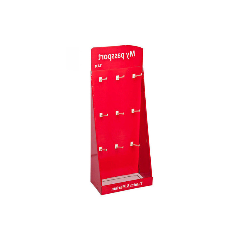 Plastic hook Floor Display For Hanging