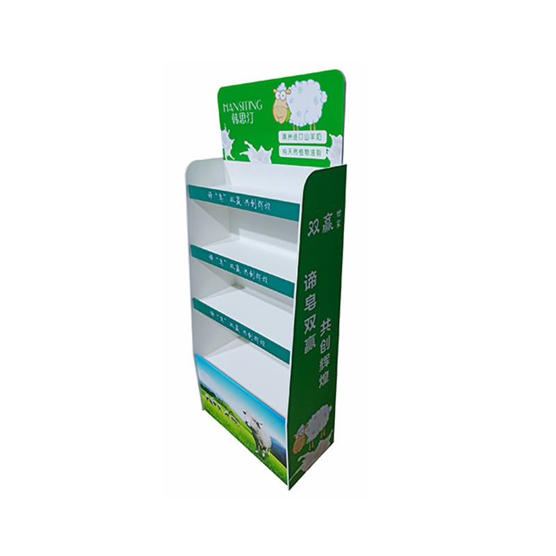 PVC Retail Store Beverages Display Rack