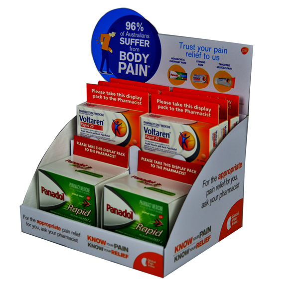  floor paper display stands rack