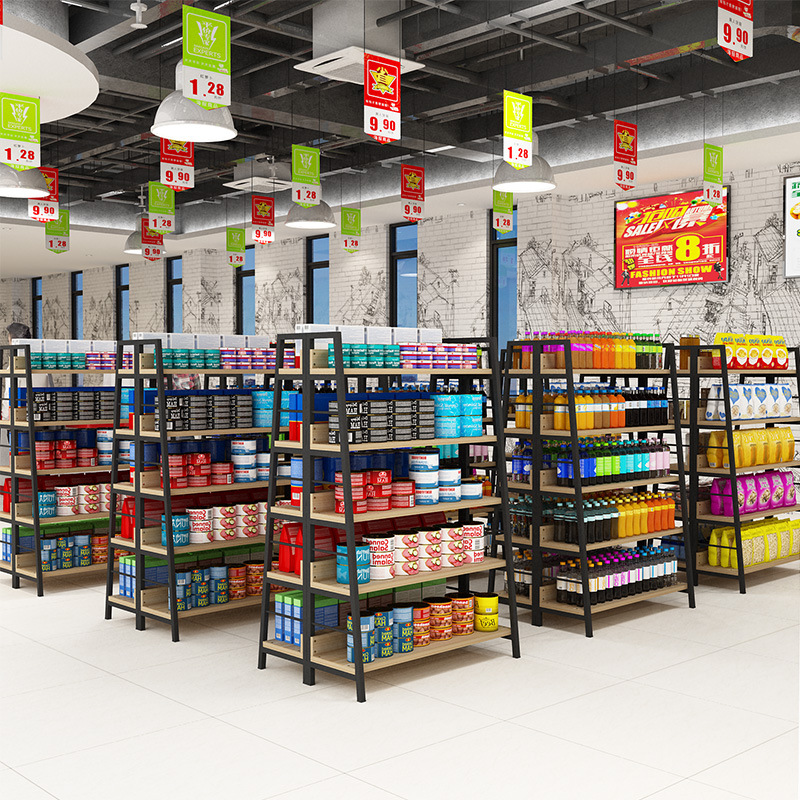 Shopping mall display rack stand