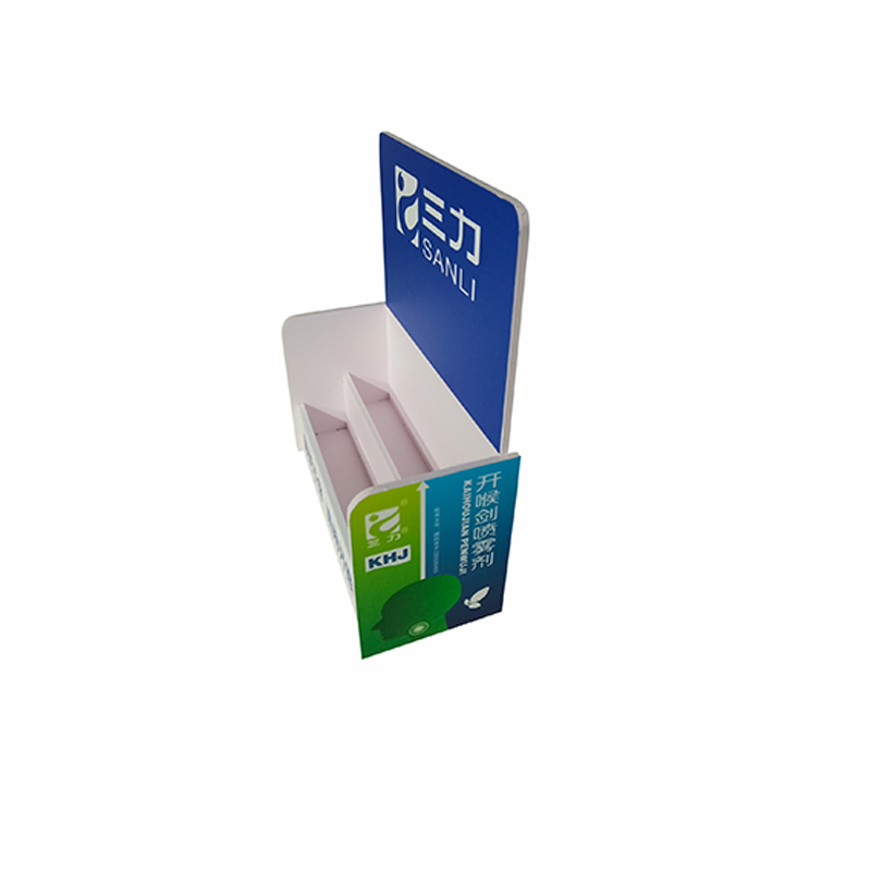 2 Tier PVC display stand shelves
