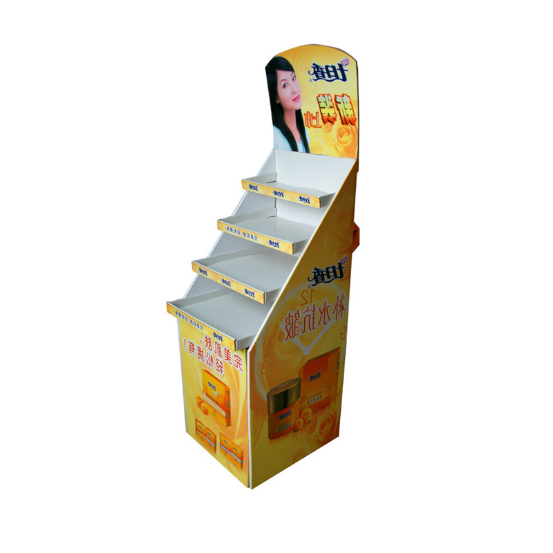 color print floor display stand rack