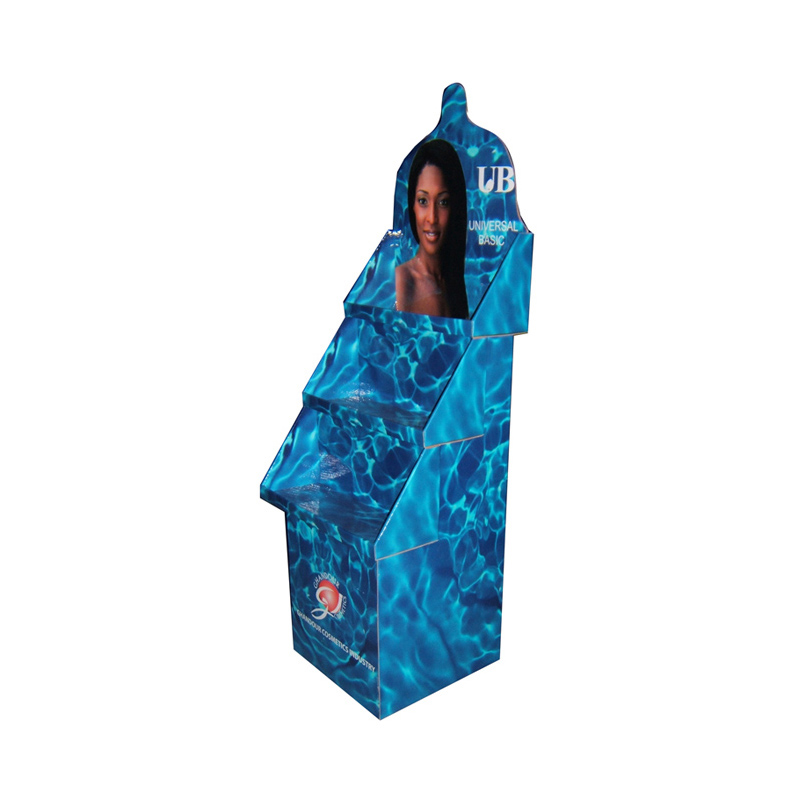 Folded display stand racks shelf