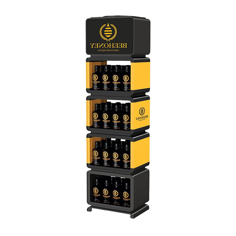Wooden Supermarket Display Shelf For Wine