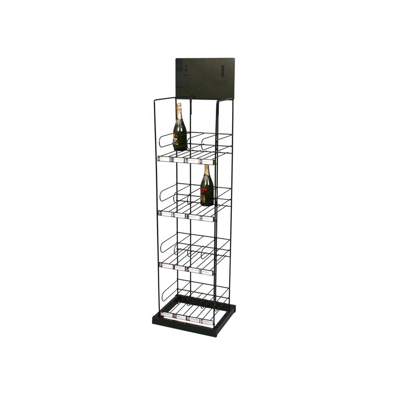 Assemble Floor Display Rack standing