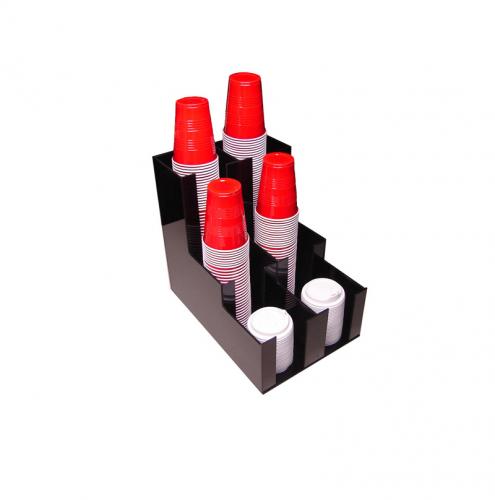Black color acrylic display rack stand