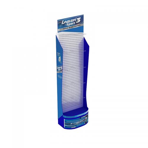 Shop metal display with hook