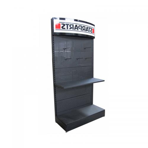 Hole panel metal display stand