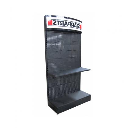 Hole panel metal display stand