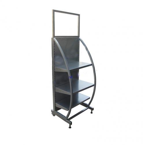 metal display stand shelf