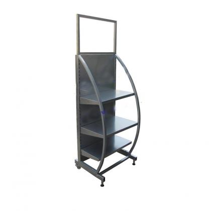 metal display stand shelf