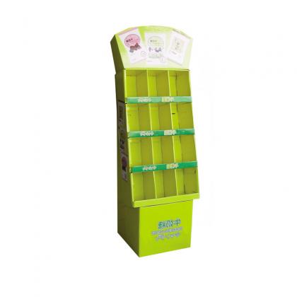 Paper display stand rack shelf