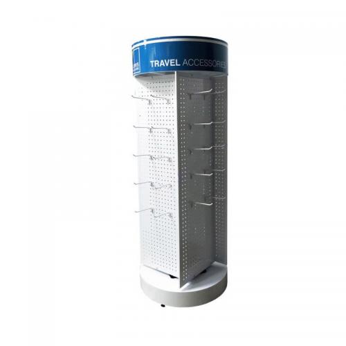 floor metal mesh display stand