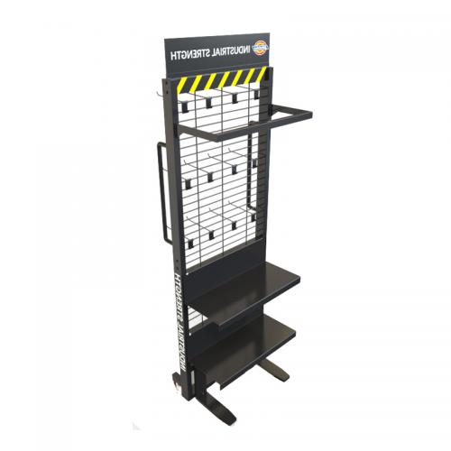floor metal hook display stand