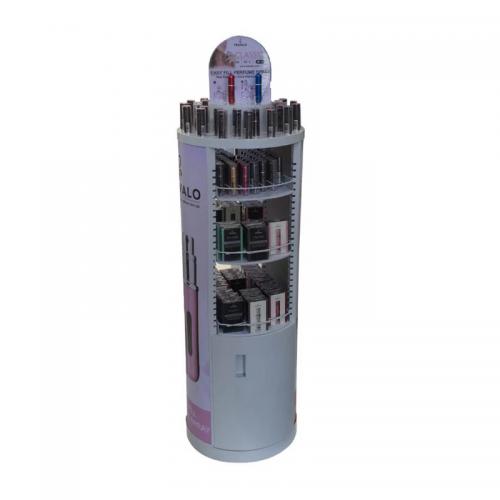 Metal Display Cosmetics Rack with shelf