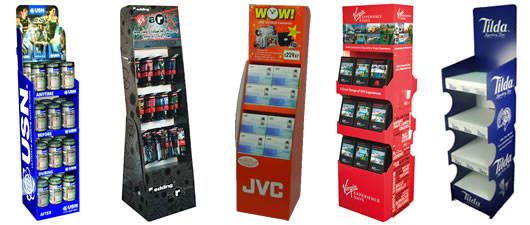How to match the colors of cardboard display stand